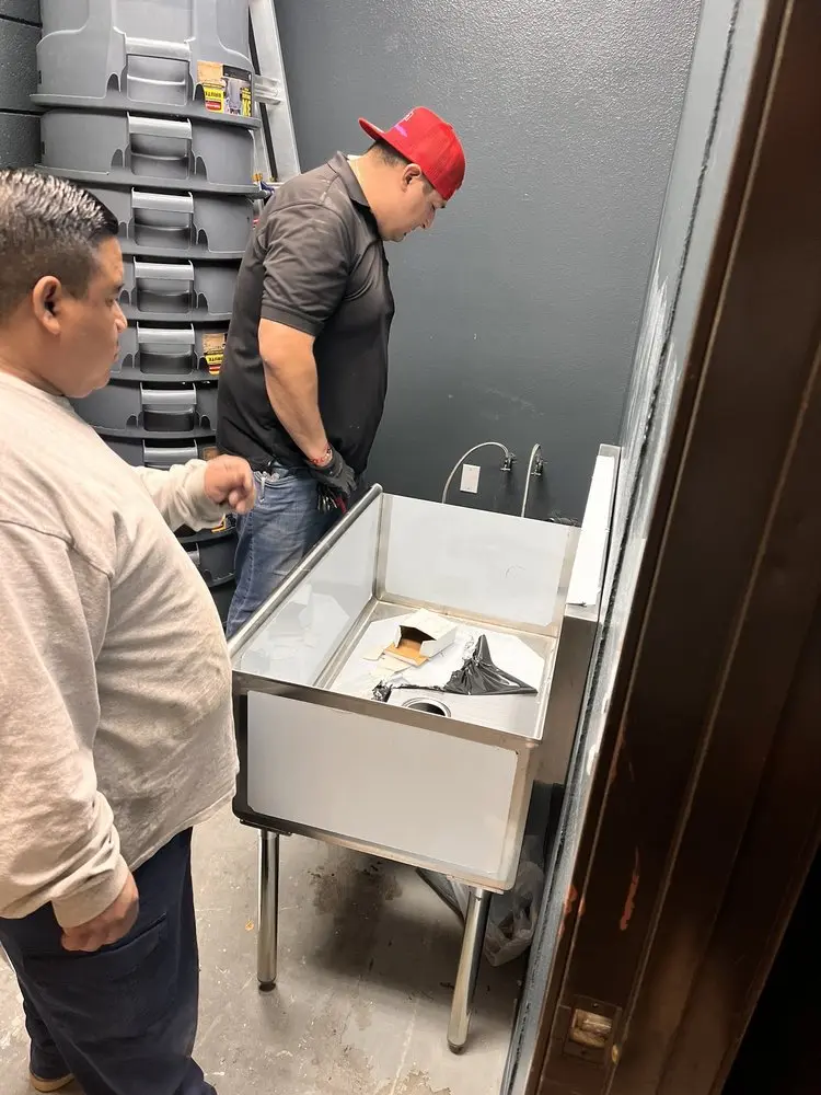 Commercial plumbing and sink installation in Hammonton